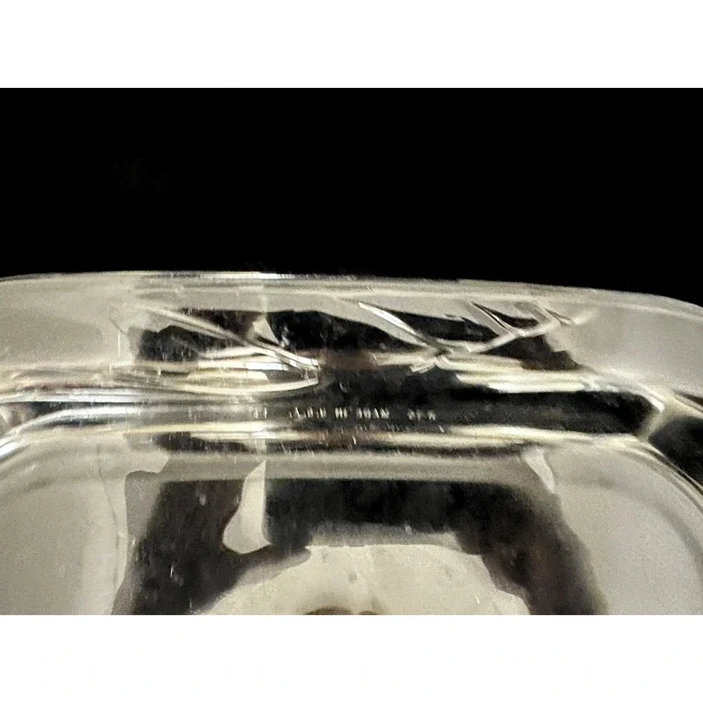 Serving Platter Rectangular Clear Glass  15